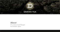 Desktop Screenshot of damianvila.com