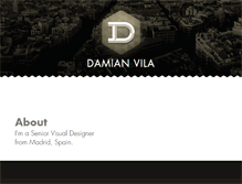 Tablet Screenshot of damianvila.com